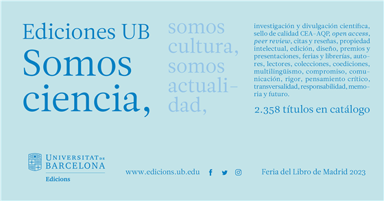 Edicions UB a la Fira del Llibre de Madrid: ciència, cultura i actualitat
